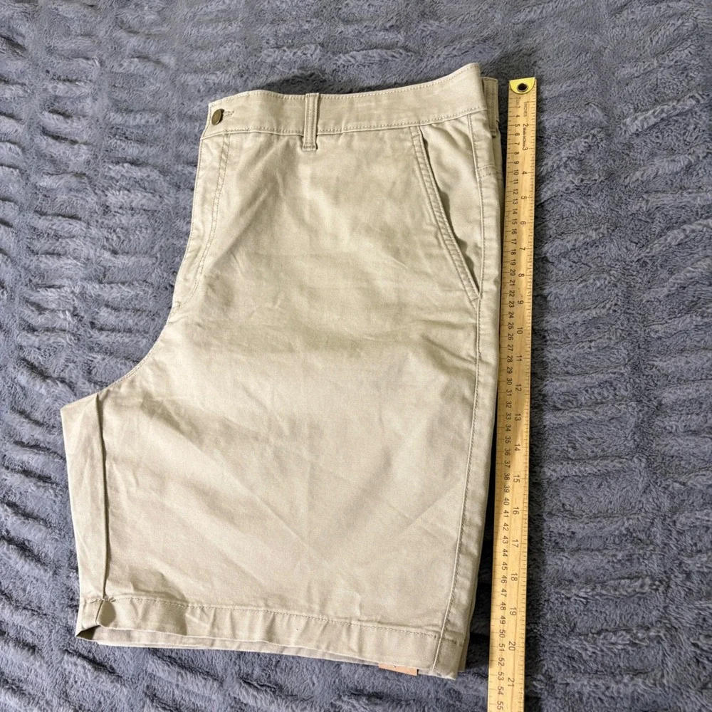 Brahma Men Utility Work Shorts 44 Stone Wash Tan Stretch 9 Inseam BR16100150199B